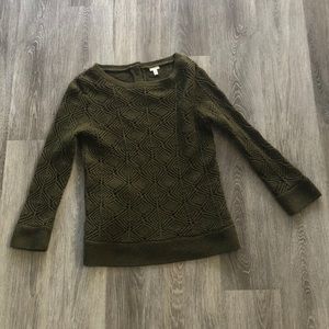 J.crew hunter green sweater